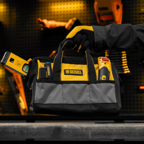 Сумка для инструмента, 305х190х195 мм, 14 карманов Denzel купить в Москве с доставкой по всей России | ProtosMarket.ru