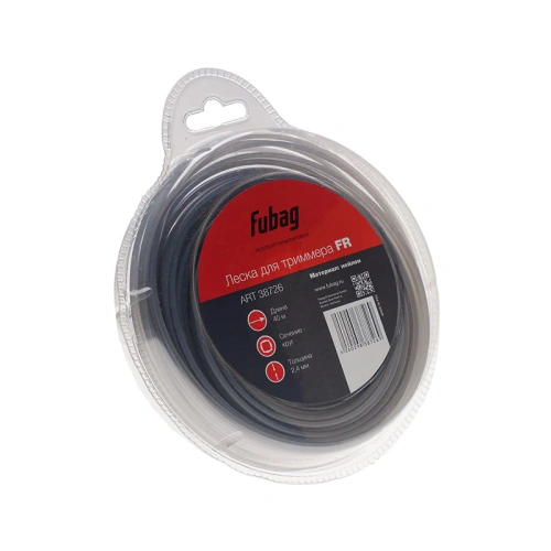 Триммерная леска FUBAG сечение круглое L 40 м * 2,4 мм купить в Москве с доставкой по всей России | ProtosMarket.ru