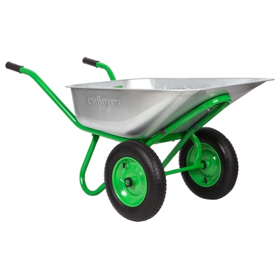 Тачка садово-строительная 2-х колесная, грузоподъемность 230 кг, объем 90 л Сибртех купить в Москве с доставкой по всей России | ProtosMarket.ru