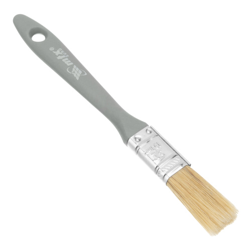 Кисть плоская "Евро" 3/4", натуральная щетина, пластмассовая ручка MTX купить в Москве с доставкой по всей России | ProtosMarket.ru