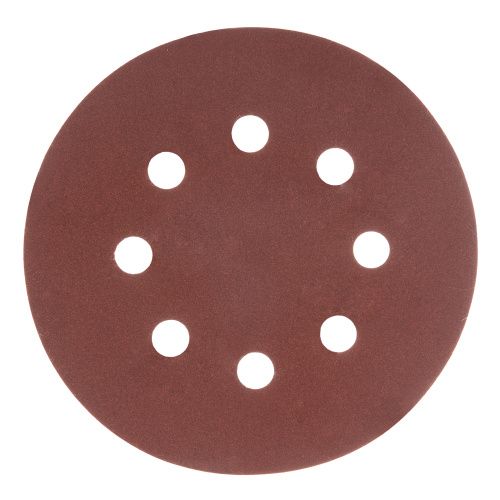 Круг абразивный на ворсовой подложке под "липучку", перфорированный, P 240, 125 мм, 5 шт Matrix купить в Москве с доставкой по всей России | ProtosMarket.ru