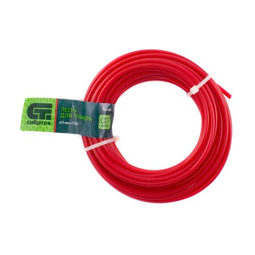 Леска для триммера круглая, 3.0 мм х 10 м, Сибртех купить в Москве с доставкой по всей России | ProtosMarket.ru