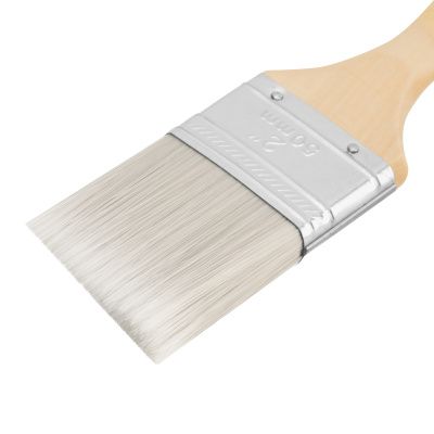 Кисть плоская для лаков "Евро" 2", искусственная щетина, деревянная ручка MTX купить в Москве с доставкой по всей России | ProtosMarket.ru