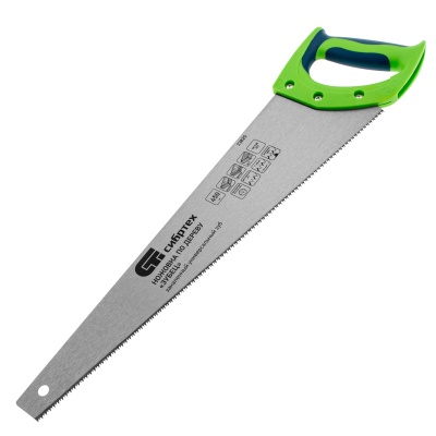 Ножовка по дереву "Зубец", 450 мм, 11 TPI, зуб 2D, калёный зуб, 2-х компонентная рукоятка Сибртех купить в Москве с доставкой по всей России | ProtosMarket.ru