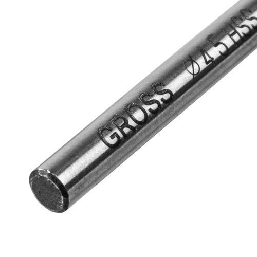 Сверло спиральное по металлу, 4.5 мм, HSS, 338 W Gross купить в Москве с доставкой по всей России | ProtosMarket.ru