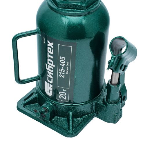 Домкрат гидравлический бутылочный, 20 т, 215-405 мм Сибртех купить в Москве с доставкой по всей России | ProtosMarket.ru