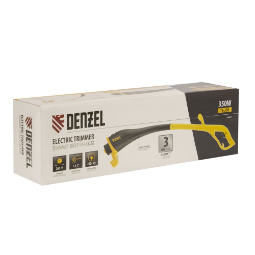 Триммер электрический TE-350, 350 Вт, 260 мм, катушка полуавтомат// Denzel купить в Москве с доставкой по всей России | ProtosMarket.ru