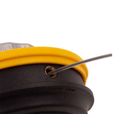 Катушка триммерная полуавтоматическая, легкая заправка лески, гайка M10x1.25, винт M10-M10, алюминиевая кнопка Denzel купить в Москве с доставкой по всей России | ProtosMarket.ru