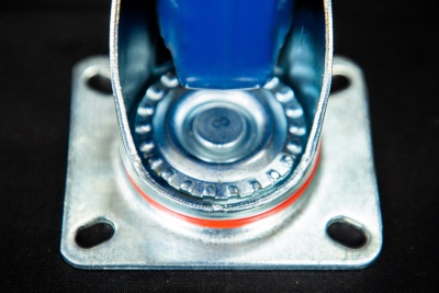 Колесо поворотное резина SRCLb 55 125 мм с тормозом (F) купить в Москве с доставкой по всей России | ProtosMarket.ru