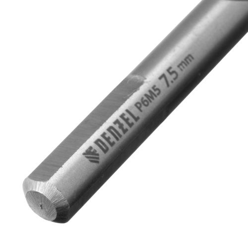 Сверло спиральное по металлу 7,5 x 109 мм, Р6М5, Golden Tip  Denzel купить в Москве с доставкой по всей России | ProtosMarket.ru