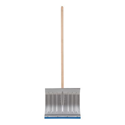 Лопата для уборки снега алюминиевая, 430 х 370 х 1350 мм, деревянный черенок, Сибртех купить в Москве с доставкой по всей России | ProtosMarket.ru