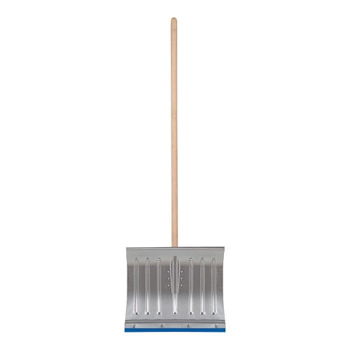 Лопата для уборки снега алюминиевая, 430 х 370 х 1350 мм, деревянный черенок, Сибртех купить в Москве с доставкой по всей России | ProtosMarket.ru
