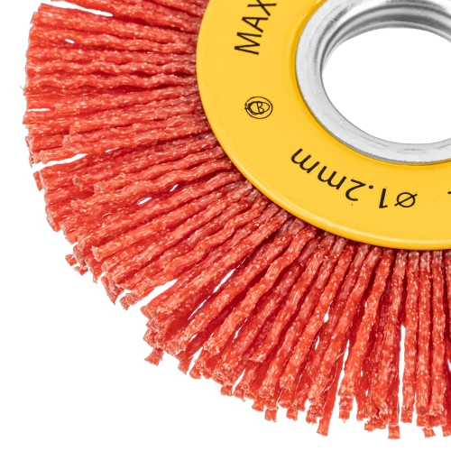 Щетка для УШМ, 100 мм, Плоская, нейлоновая щетина, посадка 22,2 мм Denzel купить в Москве с доставкой по всей России | ProtosMarket.ru