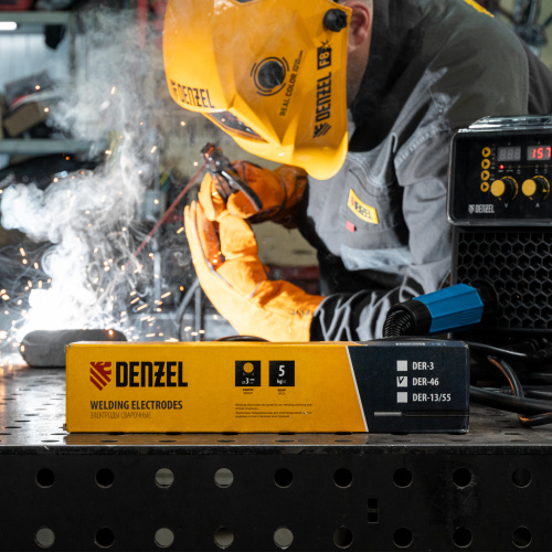 Электроды DER-46, диам. 3 мм, 5 кг, рутиловое покрытие Denzel купить в Москве с доставкой по всей России | ProtosMarket.ru