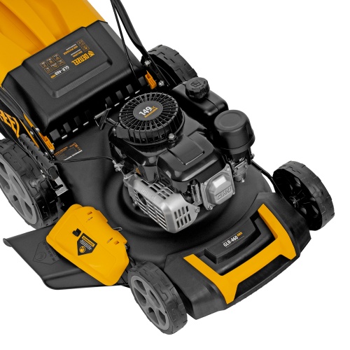 Газонокосилка бензиновая GLR-460SP-ZS, 149 см3, ширина 46 см, привод, травосборник 65 л Denzel купить в Москве с доставкой по всей России | ProtosMarket.ru