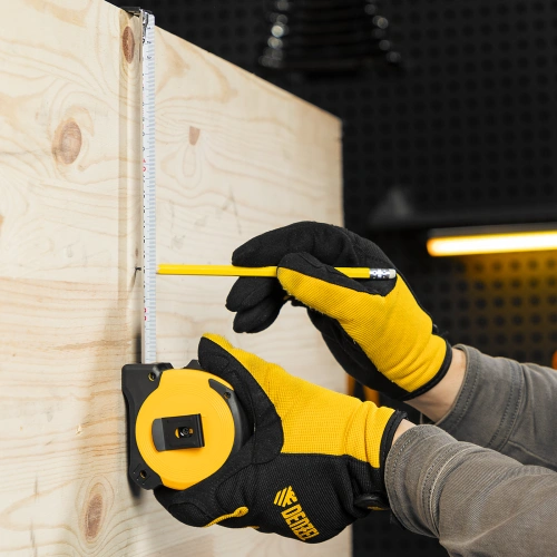 Рулетка 8м х 25мм, двухкомп. корпус, магнитный обрезиненный зацеп Denzel купить в Москве с доставкой по всей России | ProtosMarket.ru