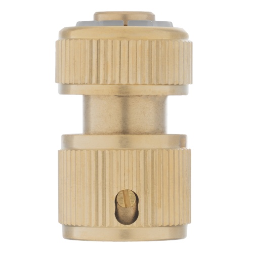 Соединитель латунный, быстросъемный для шланга 1/2, аквастоп Palisad купить в Москве с доставкой по всей России | ProtosMarket.ru
