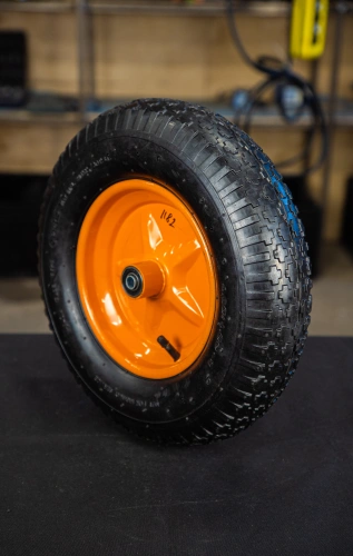 Колесо пневматическое резиновое 387 мм 4.00-8 (подшипник 12 мм) по ценам производителя в Москве с доставкой по всей России