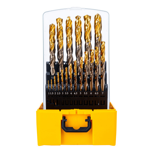 Набор сверл по металлу, 1-13 мм, Р6М5К8-TiN, Golden Tip, 25 шт Denzel купить в Москве с доставкой по всей России | ProtosMarket.ru