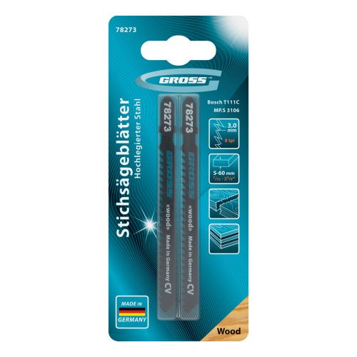 Полотна для электролобзика  по дереву, 2 шт, ( 3106-T111C ) Gross купить в Москве с доставкой по всей России | ProtosMarket.ru