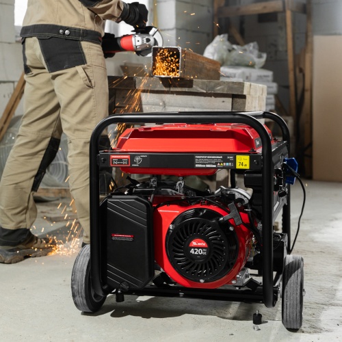 Генератор бензиновый RS-9000E, 7 кВт, 230В, электростартер MTX купить в Москве с доставкой по всей России | ProtosMarket.ru