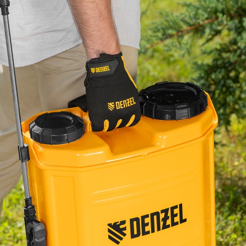 Опрыскиватель ранцевый аккумуляторный D-16LA, 16 л, 12 В, 8 Ач// Denzel купить в Москве с доставкой по всей России | ProtosMarket.ru