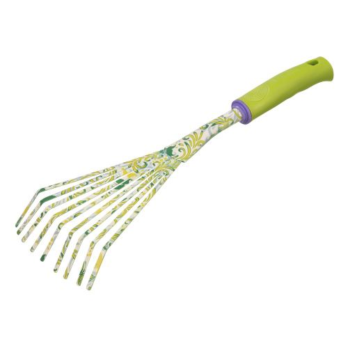 Грабли веерные 9 - зубые, 75 х 385 мм, стальные, пластиковая рукоятка, Flower Green, Palisad купить в Москве с доставкой по всей России | ProtosMarket.ru