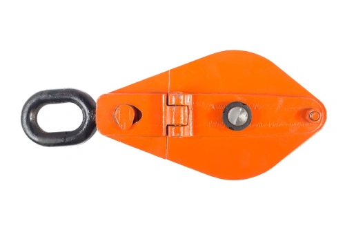 Блок монтажный однорольный с  ушком TOR 3,2 т с откидной щекой купить в Москве с доставкой по всей России | ProtosMarket.ru