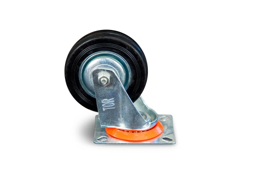 Колесо поворотное резина SC 42 100 мм (N) купить в Москве с доставкой по всей России | ProtosMarket.ru