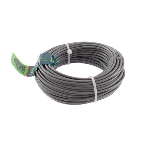 Леска для триммера круглая, армированная алюминием, 2.4 мм х 15 м, Сибртех купить в Москве с доставкой по всей России | ProtosMarket.ru