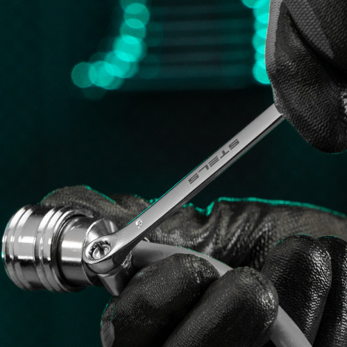 Ключ комбинированный, 6 мм, CrV, матовый хром Stels купить в Москве с доставкой по всей России | ProtosMarket.ru