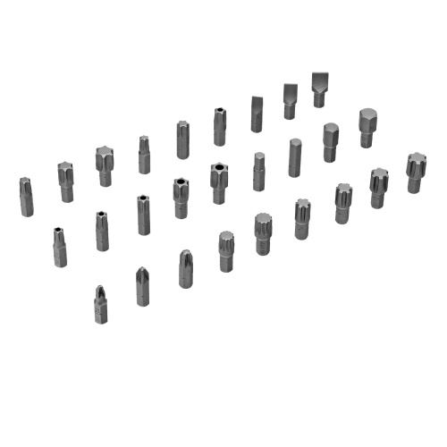 Набор инструментов, 1/2", 1/4", CrV, S2, пластиковый кейс, 194 предмета Denzel купить в Москве с доставкой по всей России | ProtosMarket.ru