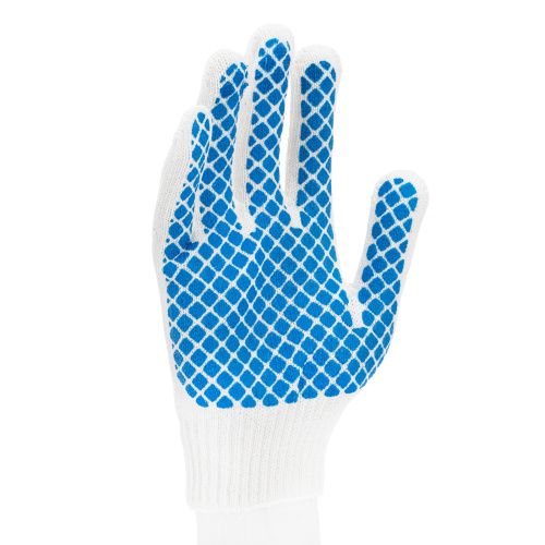 Перчатки х/б, ПВХ покрытие, шахматный облив, 10 класс купить в Москве с доставкой по всей России | ProtosMarket.ru