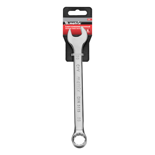 Ключ комбинированный, 20 мм, CrV, полированный хром Matrix купить в Москве с доставкой по всей России | ProtosMarket.ru