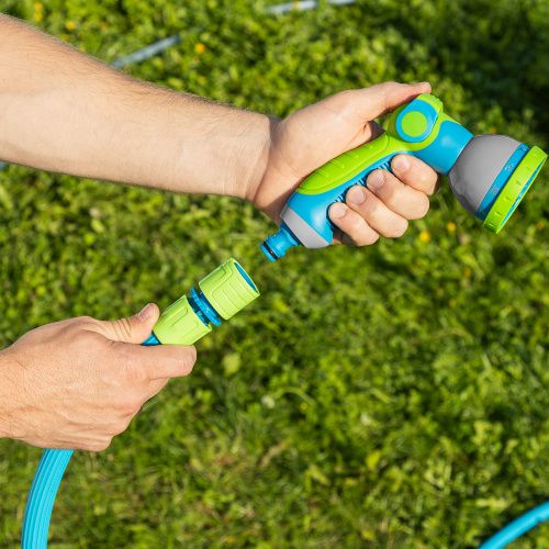 Набор поливочный, шланг 7,5-22,5м, пистолет 8 реж., чехол, подвес, LUXE Palisad купить в Москве с доставкой по всей России | ProtosMarket.ru