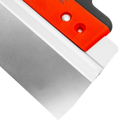 Шпатель фасадный из нержавеющей стали, 200 мм, узкое полотно, двухкомпонентная ручка Matrix купить в Москве с доставкой по всей России | ProtosMarket.ru