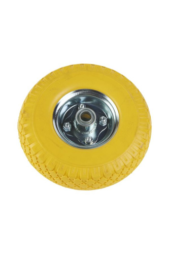 Колесо литое полиуретановое 260 мм PU 1804 с железным ободом (20 мм шариковый подишпник) купить в Москве с доставкой по всей России | ProtosMarket.ru