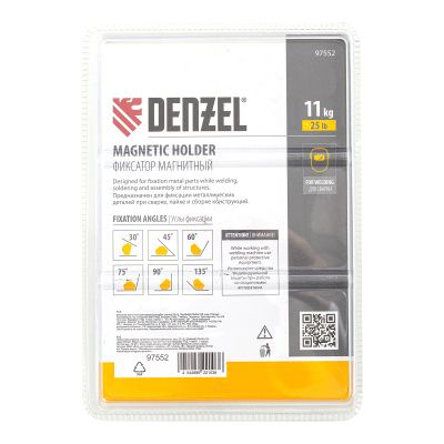 Фиксатор магнитный для сварочных работ усилие 25 LB, 30х45х60х75х90х135 град. Denzel купить в Москве с доставкой по всей России | ProtosMarket.ru