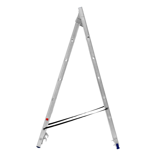 Лестница, 2 х 7 ступеней, алюминиевая, двухсекционная, Сибртех купить в Москве с доставкой по всей России | ProtosMarket.ru