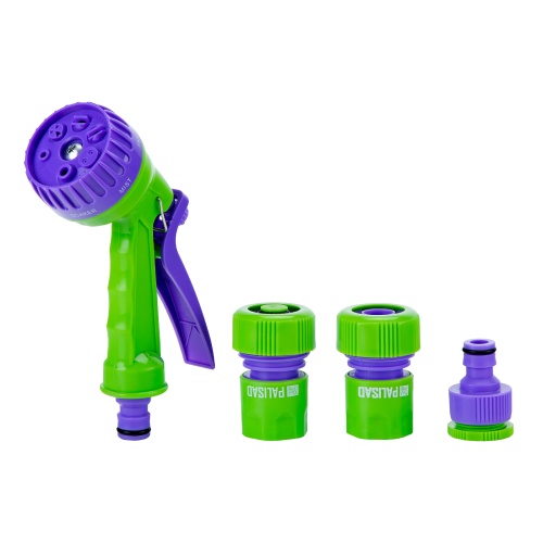 Набор для подключения шланга 3/4, пистолет 7 режимов полива, адаптер, 2 соединителя Palisad купить в Москве с доставкой по всей России | ProtosMarket.ru