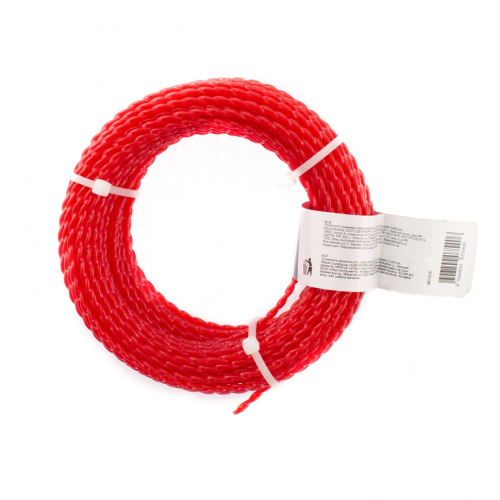 Леска для триммера овальная витая, 2.4 мм х 15 м, Сибртех купить в Москве с доставкой по всей России | ProtosMarket.ru