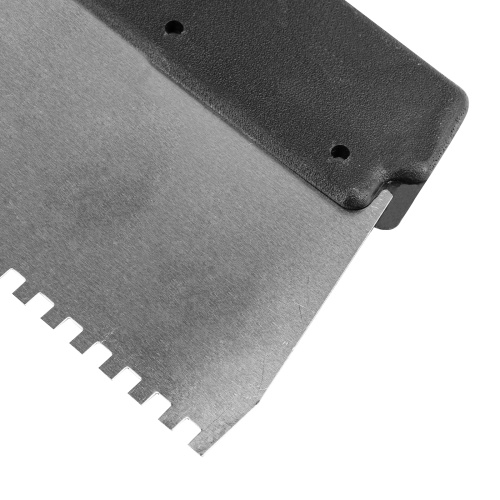 Шпатель из нержавеющей стали, 250 мм, зуб 4 х 4 мм, пластмассовая ручка Sparta купить в Москве с доставкой по всей России | ProtosMarket.ru