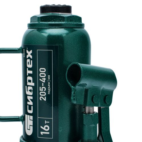 Домкрат гидравлический бутылочный, 16 т, 205-400 мм Сибртех купить в Москве с доставкой по всей России | ProtosMarket.ru