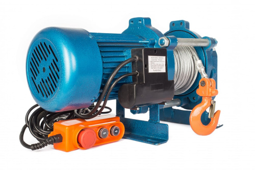 Лебедка электрическая  500/1000 кг 100/50 м с канатом 380 В TOR KCD купить в Москве с доставкой по всей России | ProtosMarket.ru