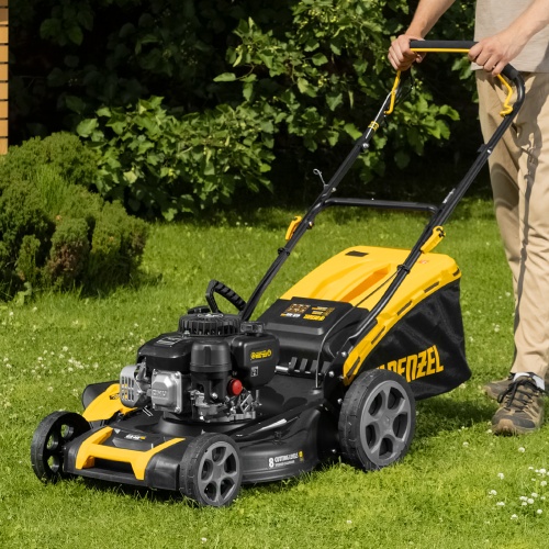 Газонокосилка бензиновая GLR-460SP-ZS, 149 см3, ширина 46 см, привод, травосборник 65 л Denzel купить в Москве с доставкой по всей России | ProtosMarket.ru