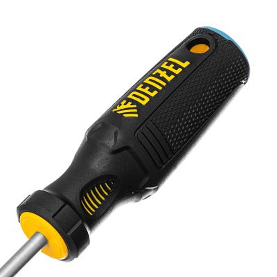 Отвертка, SL6x100 мм, S2, 3к рукоятка Denzel купить в Москве с доставкой по всей России | ProtosMarket.ru