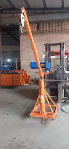 Мини-кран строительный TOR KM с поворотной стрелой и лебедкой KCD (TSA) 300/500 кг 60/30 м 220В купить в Москве с доставкой по всей России | ProtosMarket.ru