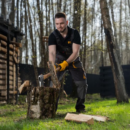 Топор кованый, 1360 г, американский тип, буковая рукоятка, 700мм, EFP Denzel купить в Москве с доставкой по всей России | ProtosMarket.ru