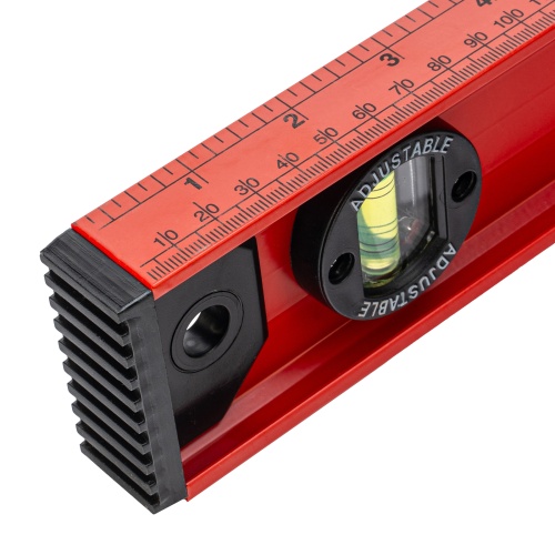 Уровень алюминиевый "Рельс", 1000 мм, 3 глазка, усиленный Matrix купить в Москве с доставкой по всей России | ProtosMarket.ru