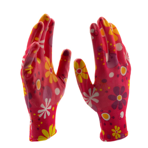 Перчатки садовые из полиэстера с нитрильным обливом, цветы, М Palisad купить в Москве с доставкой по всей России | ProtosMarket.ru